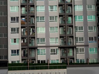 Modern kınamak bina, desen