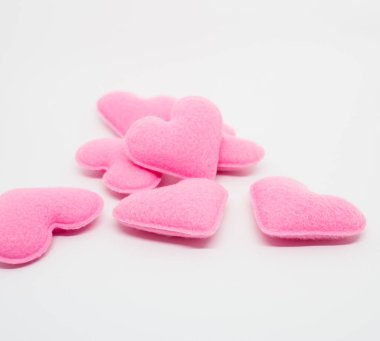 pastel pembe kalp aşk whit ile