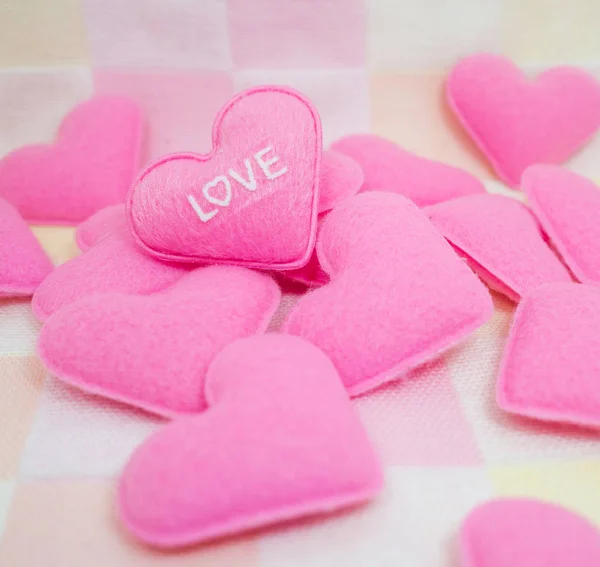 pastel pink heart on sweet lov