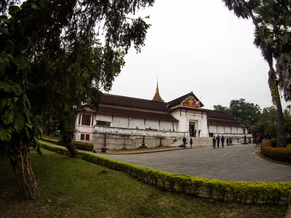 Ναός στο Luang Prabang Βασιλικό Παλάτι Μουσείο — Φωτογραφία Αρχείου