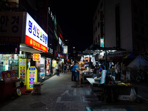 Szöul Dél Korea Sep 2019 Dongdaemun Market Night Piac Egy — Stock Fotó