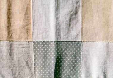 Yakın çekim patchwork ekose