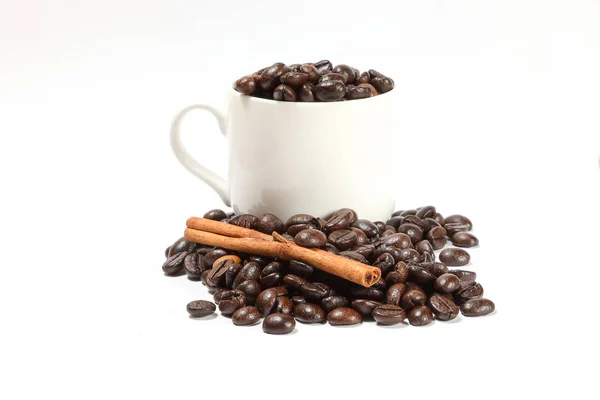 Kawa była cynamonu — Zdjęcie stockowe