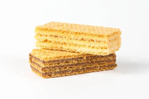 Biscotto di wafer croccante — Foto Stock