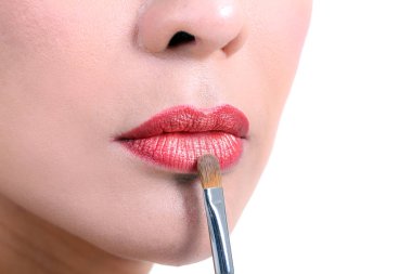 Asyalı kadın moda Makeu