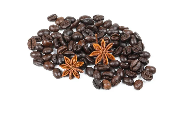 Star Anise boabe de cafea — Fotografie, imagine de stoc