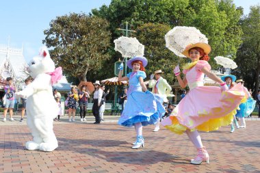 Lantau Island, Hong Kong-05 Nisan 2017:-Hong Kong Disneyland