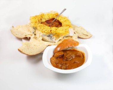 Köri tavuk Buhar topuz