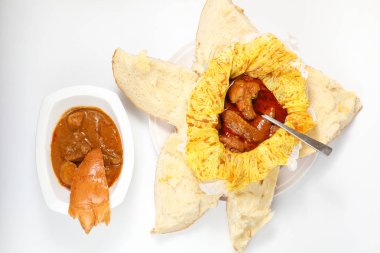 Köri tavuk Buhar topuz