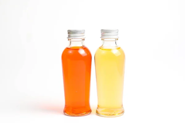 Olio di palma bottiglia di frutta a bulbo — Foto Stock