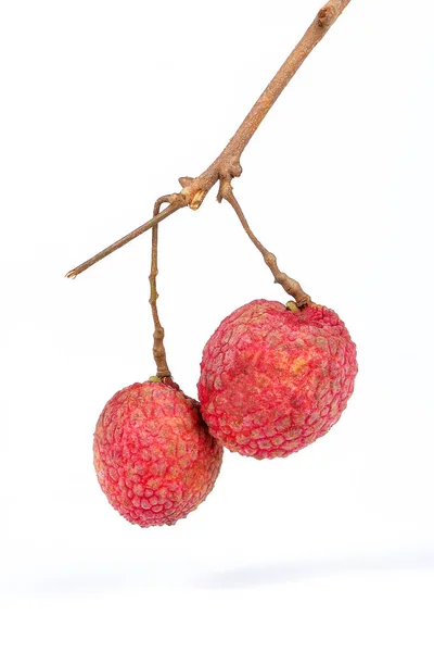 Zralé šťavnaté ovoce liči — Stock fotografie