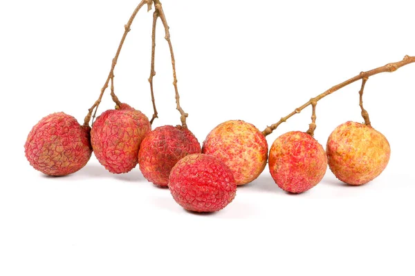 Mogna saftiga frukt litchi — Stockfoto
