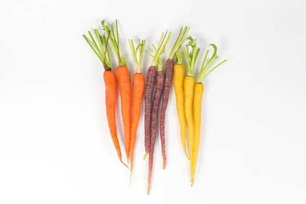 Carota arcobaleno colorato — Foto Stock