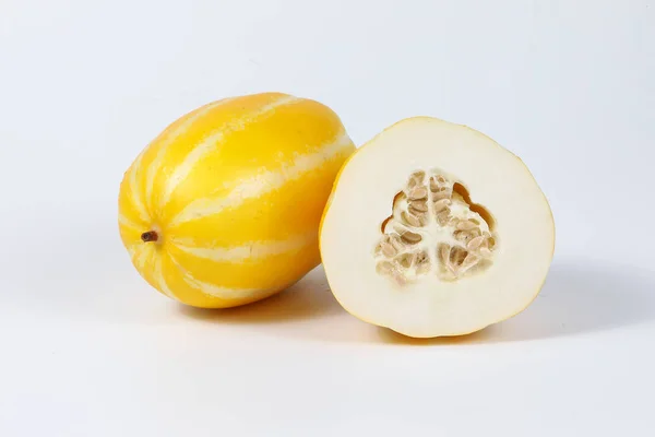Melão amarelo doce pequeno — Fotografia de Stock