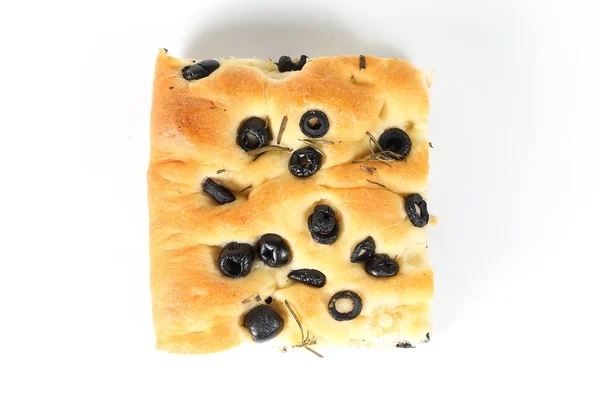 올리브 허브 Focaccia — 스톡 사진