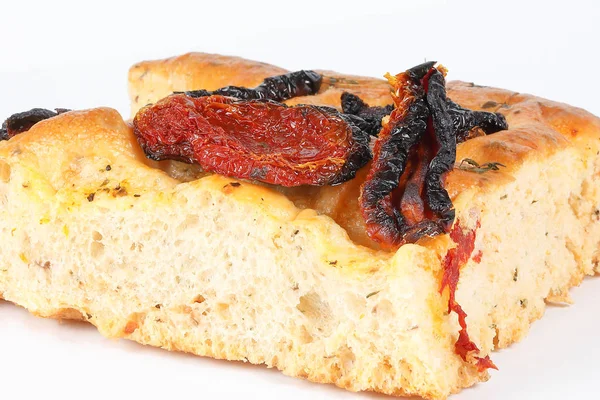 Focaccia de tomate seco al sol — Foto de Stock