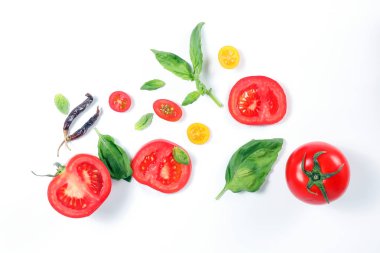 domates ve fesleğen 