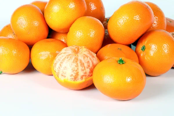 Мандаринский оранжевый мандарин — стоковое фото