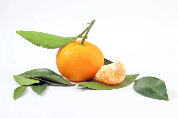 Mandarina Amarilla Mandarina Naranja — Foto de Stock