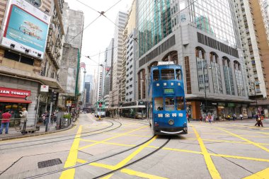 Hong Kong-18 Şubat 2018-Western Pazar Terminus t biridir