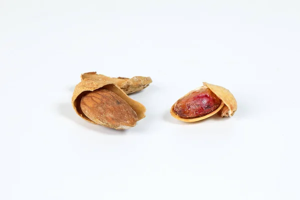 Concha de pistache de amêndoa — Fotografia de Stock