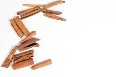 Tarçın baharat kenarlık çerçevesi