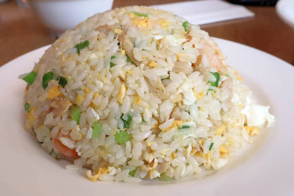 Pollo y huevo arroz cocido — Foto de Stock