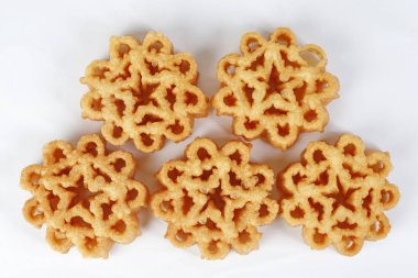 Arı kovanı peteği Kuih bisküvisi. 