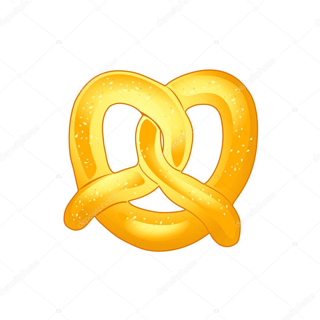 OKTOBERFEST Pretzel vector. Pretzel isolated on white background. Oktoberfest Beer festival in Germany and Octoberfest USA