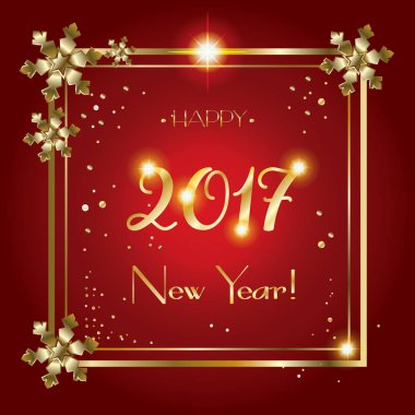 Vektör neşeli Noel ve mutlu yeni yıl tebrik kartları arka plan ile kar, çam ağacı, ışıltı, kar taneleri. Noel dekorasyonu. Kış tatili poster.