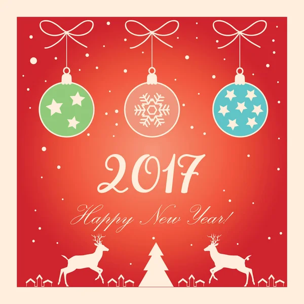 Vektor frohe Weihnachten und ein gutes neues Jahr Grußkarten Hintergrund mit Schnee, Tanne, Funkeln, Schneeflocken. Weihnachtsdekoration. Winterferienplakat. — Stockvektor