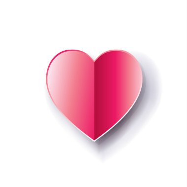 Mutlu Sevgililer günü arka plan kağıt ile kalp üzerinde arka plan kes. Romantik tatil posterler. Vektör yazdırma. Düğün kartı, kutlama, reklam, Festivali, tatil olay davet, yıldönümü,