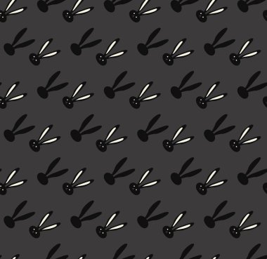 Paskalya tavşanı desen. Vektör çizim. Moda, tekstil. Tavşan yazdırın. Tatil arka plan bahar. Anten arka plan. Vintage. Tekstil, moda, moda tasarım.