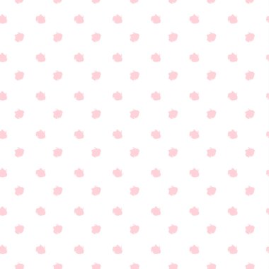 Polka noktaları sorunsuz mutlu kadın gün arka plan bahar tatil için 8 Mart desen. Fütüristik, modern tasarım. Pembe nokta beyaz zemin üzerine, şık desen fırça. Trendy tarzı. Moda Tekstil baskı kumaş ev dekorasyon el yapımı vektör nokta