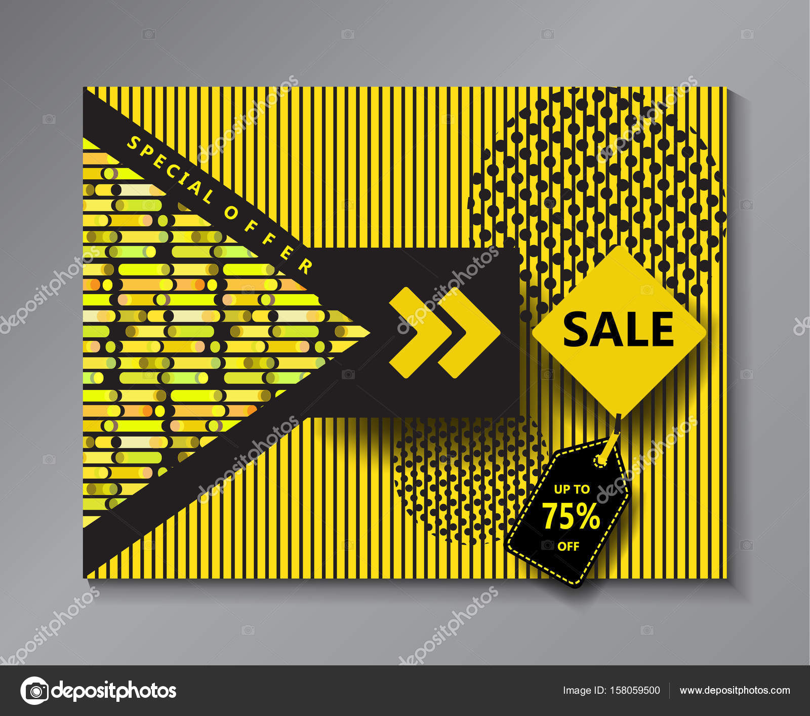 Sale Banner Abstract Minimal Design Background Concept Design