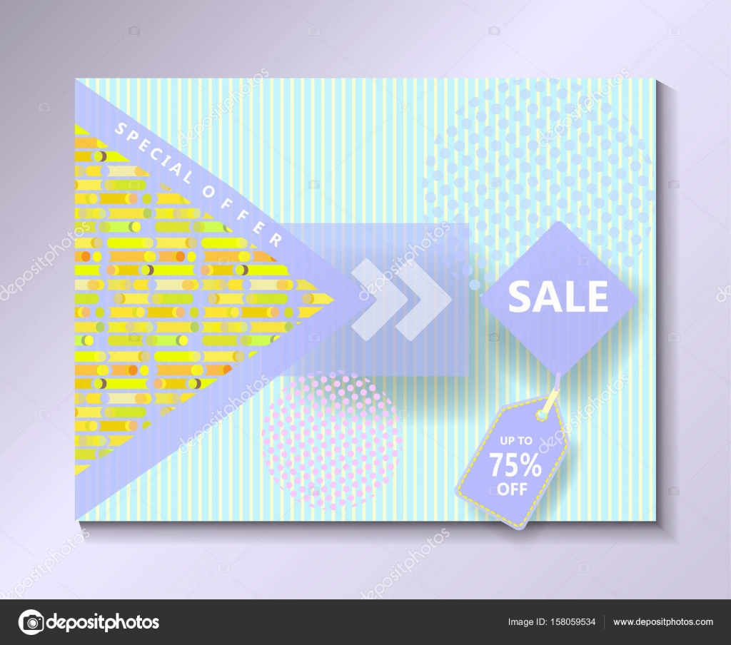 Sale Banner Abstract Minimal Design Background Concept Design