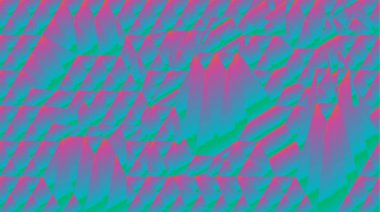 Soyut geometrik dinamik şekiller, geometrik afişini stil 3d tasarım öğeleri. Holografik doku deseninin. Yüksek teknoloji iş için broşür kapakları, afiş, broşür ve posterler. Yeşil kırmızı mavi renk. Parlak vektör çizim