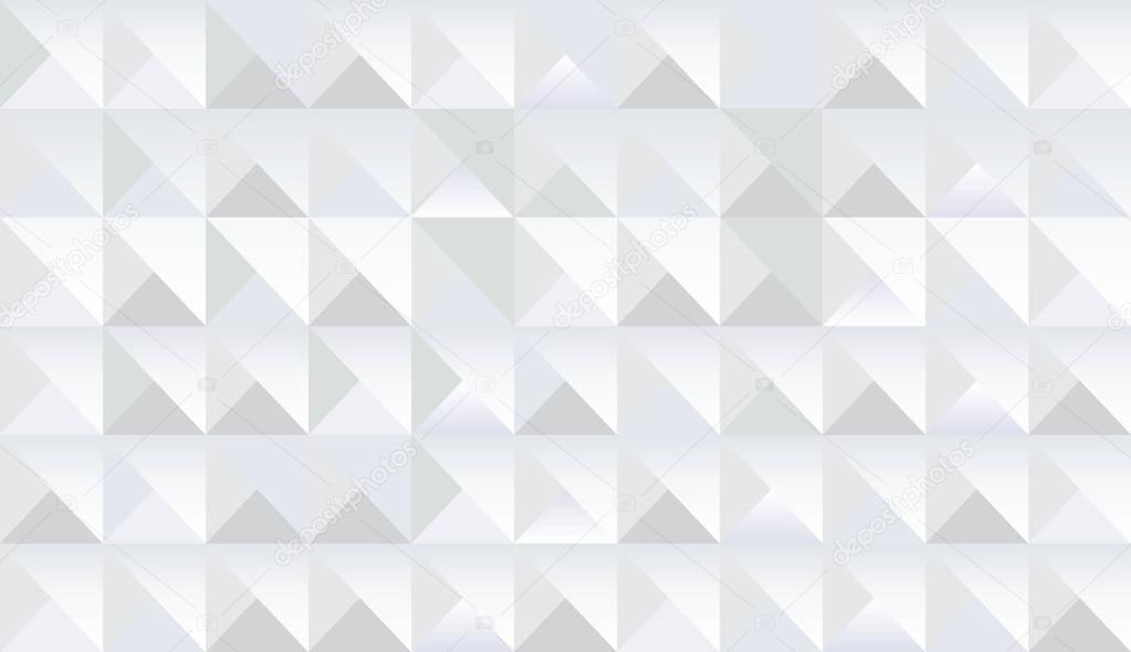 Diamond, polygonal, rhombus, Crumpled paper texture. White crumpled paper 3D background. White crumpled paper pattern. Vector illustration