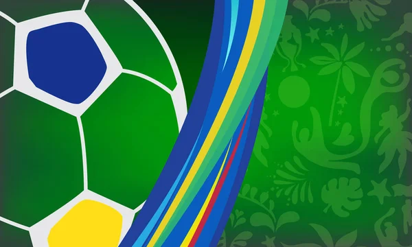 Conmebol Copa Amrica Argentina 2024 Colombia Juego Fútbol Brasileño Fondo — Archivo Imágenes Vectoriales