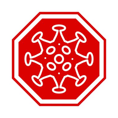 Banner Karantinası. Koronavirüs salgını ve koronavirüs salgını, grip salgını geçmişi, salgın hastalık salgını gibi grip vakaları, dünya haritası, Avrupai, Asya, hastalık hücreleri ikonu soyut vektörü ile poster konsepti