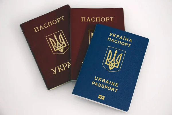 Egy ukrán nemzetközi útlevél száma — Stock Fotó