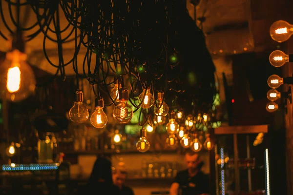Ampoule décorative antique de style Edison à incandescence — Photo