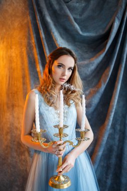 Gelin elbise bir mum