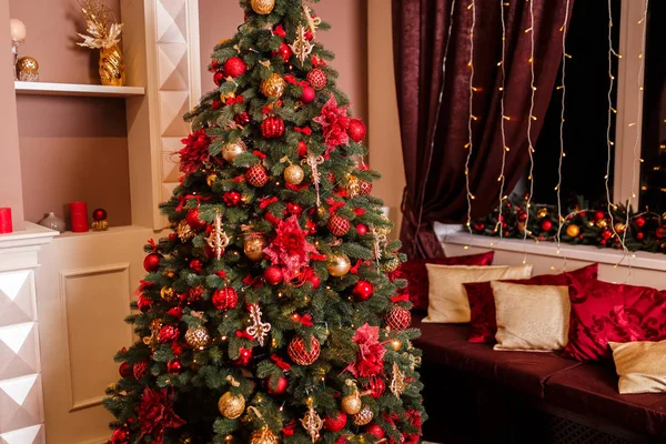 室内装饰圣诞风格 — 图库照片