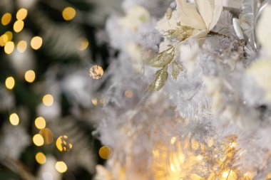 Noel Detayları ve bir Noel içinin nesneleri