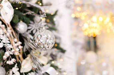 Noel Detayları ve bir Noel içinin nesneleri