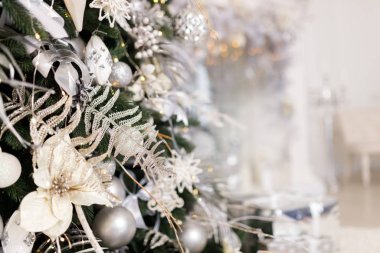 Noel Detayları ve bir Noel içinin nesneleri