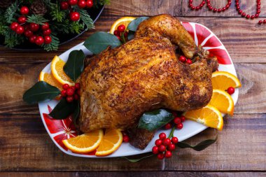 Kızarmış bütün tavuk