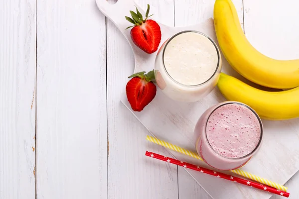 Smoothie Strawberry Banana — Stok Foto