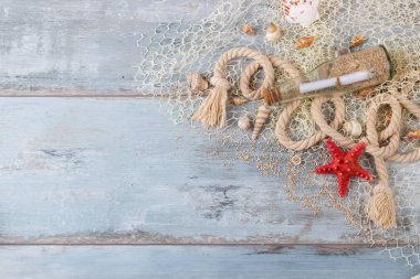 bir File deniz kabukları